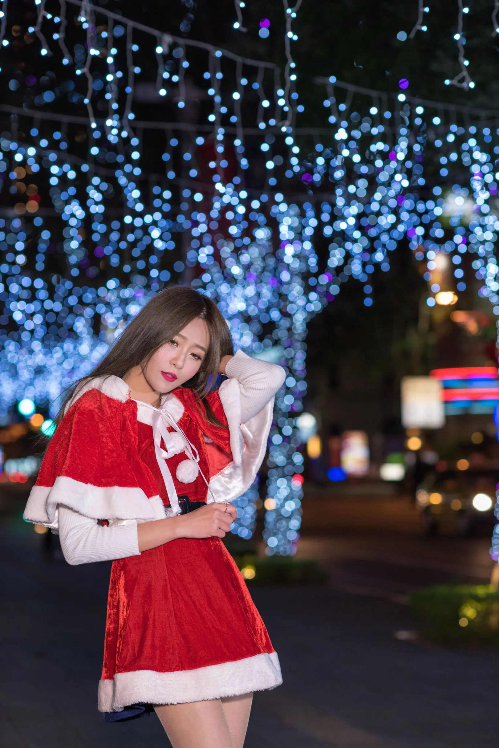 [Buổi chụp ảnh ngoài trời của Beautyleg] Winnie Xiaoxue - Bộ sưu tập ảnh đêm độ phân giải cực cao tại Công viên Giáng sinh Thành phố Đài Bắc Mới - 27