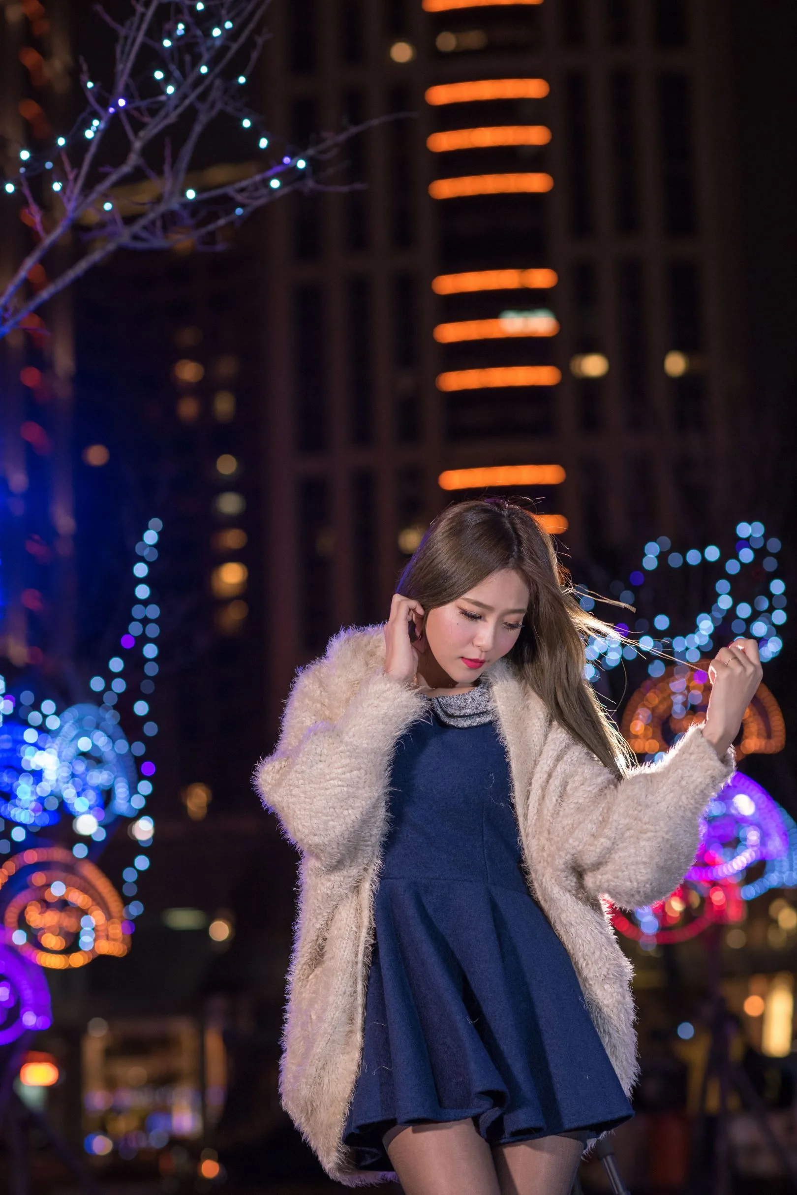 [Buổi chụp ảnh ngoài trời của Beautyleg] Winnie Xiaoxue - Bộ sưu tập ảnh đêm độ phân giải cực cao tại Công viên Giáng sinh Thành phố Đài Bắc Mới - 6