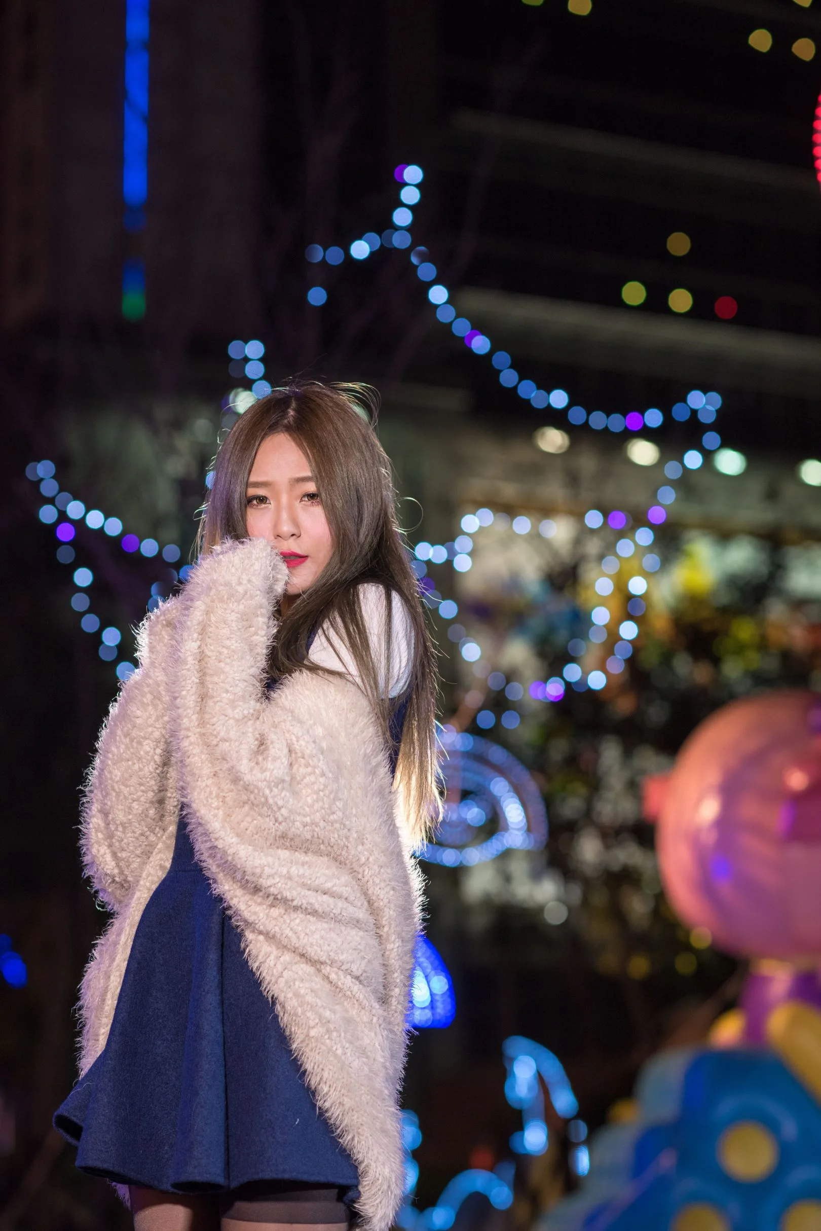 [Buổi chụp ảnh ngoài trời của Beautyleg] Winnie Xiaoxue - Bộ sưu tập ảnh đêm độ phân giải cực cao tại Công viên Giáng sinh Thành phố Đài Bắc Mới - 13