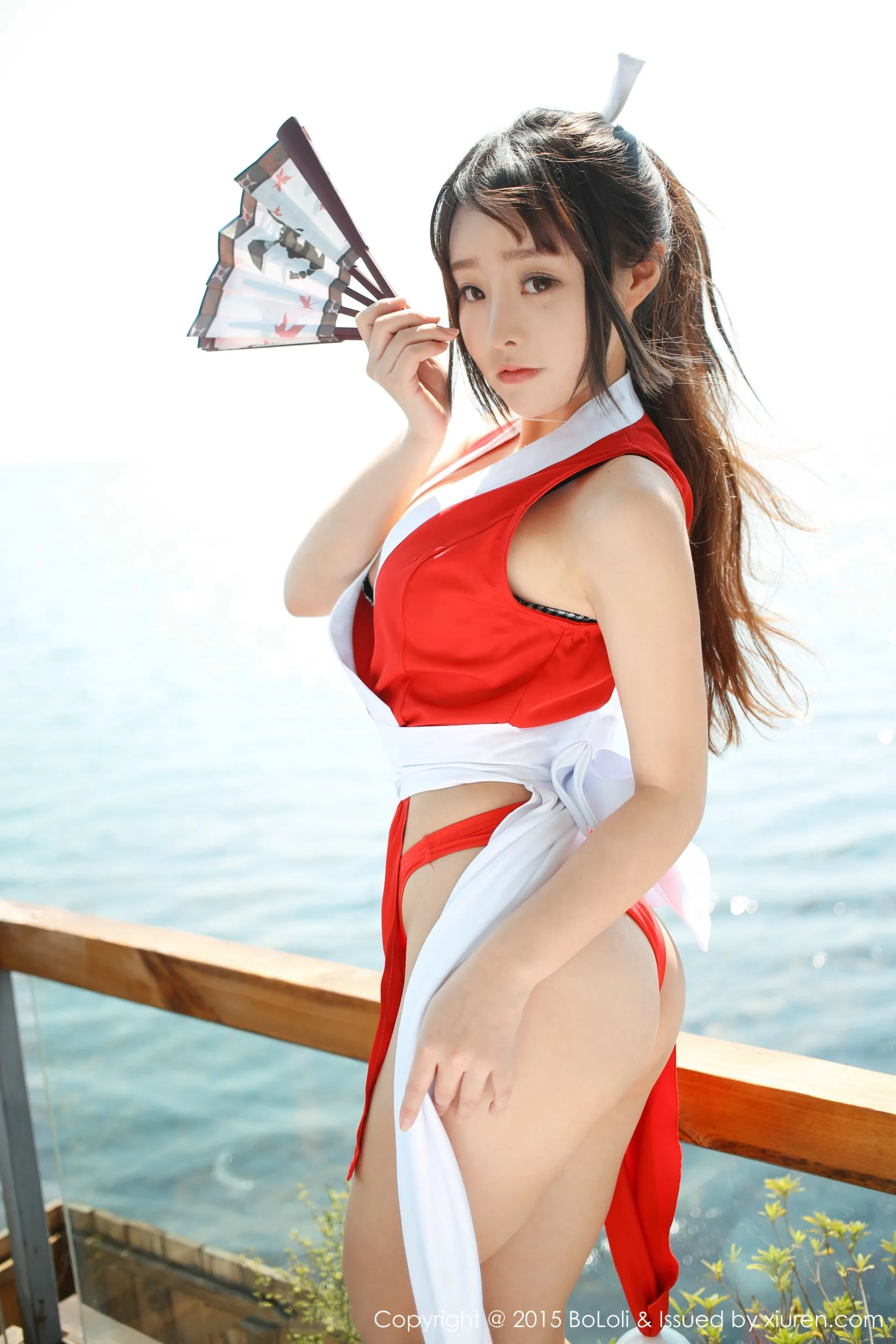 [Hội Polo BOLOli]VOL.017 Liu Youqi Sevenbaby - Bộ ảnh cosplay Mai Shiranui trong Thất Bảo - 5
