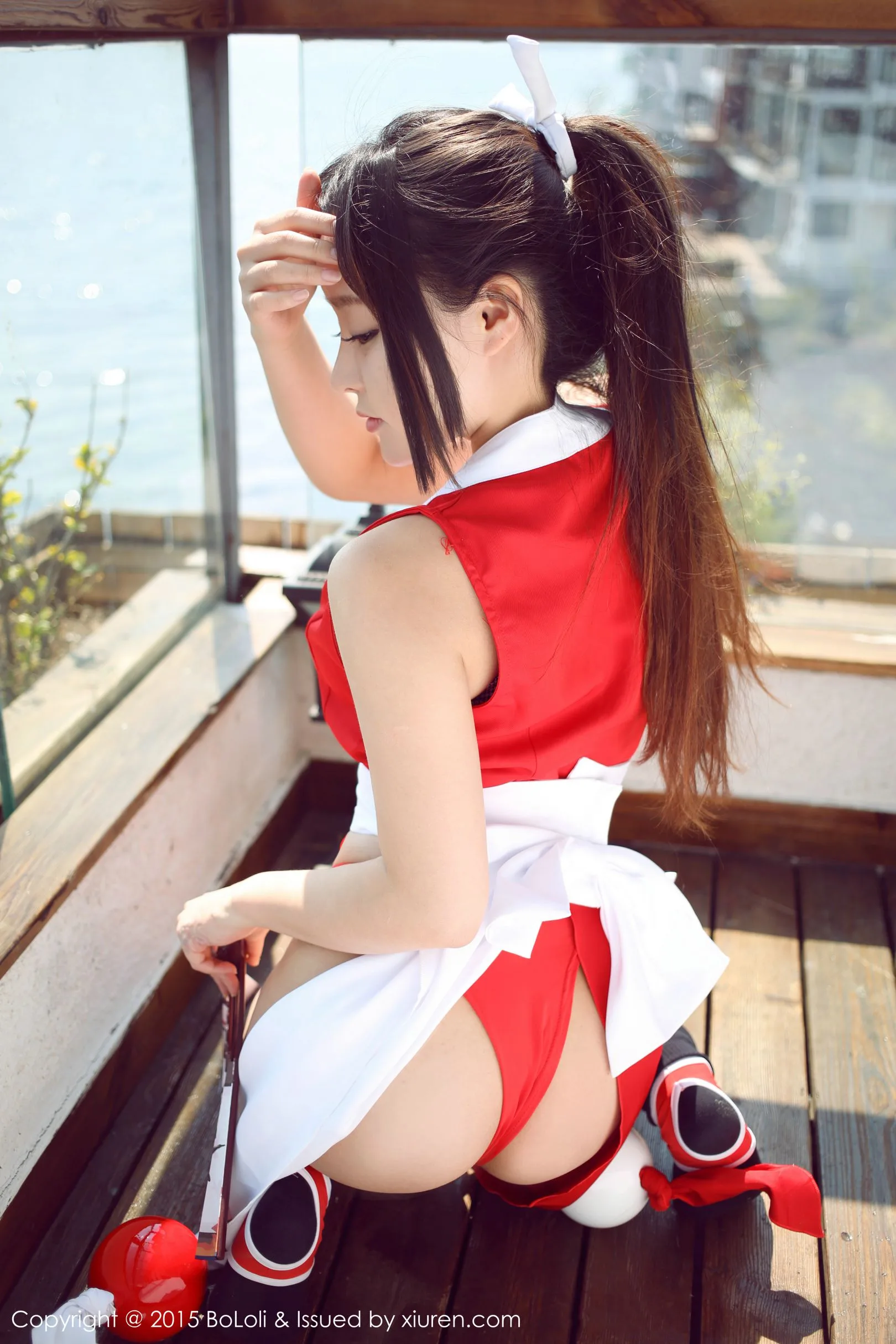 [Hội Polo BOLOli]VOL.017 Liu Youqi Sevenbaby - Bộ ảnh cosplay Mai Shiranui trong Thất Bảo - 3
