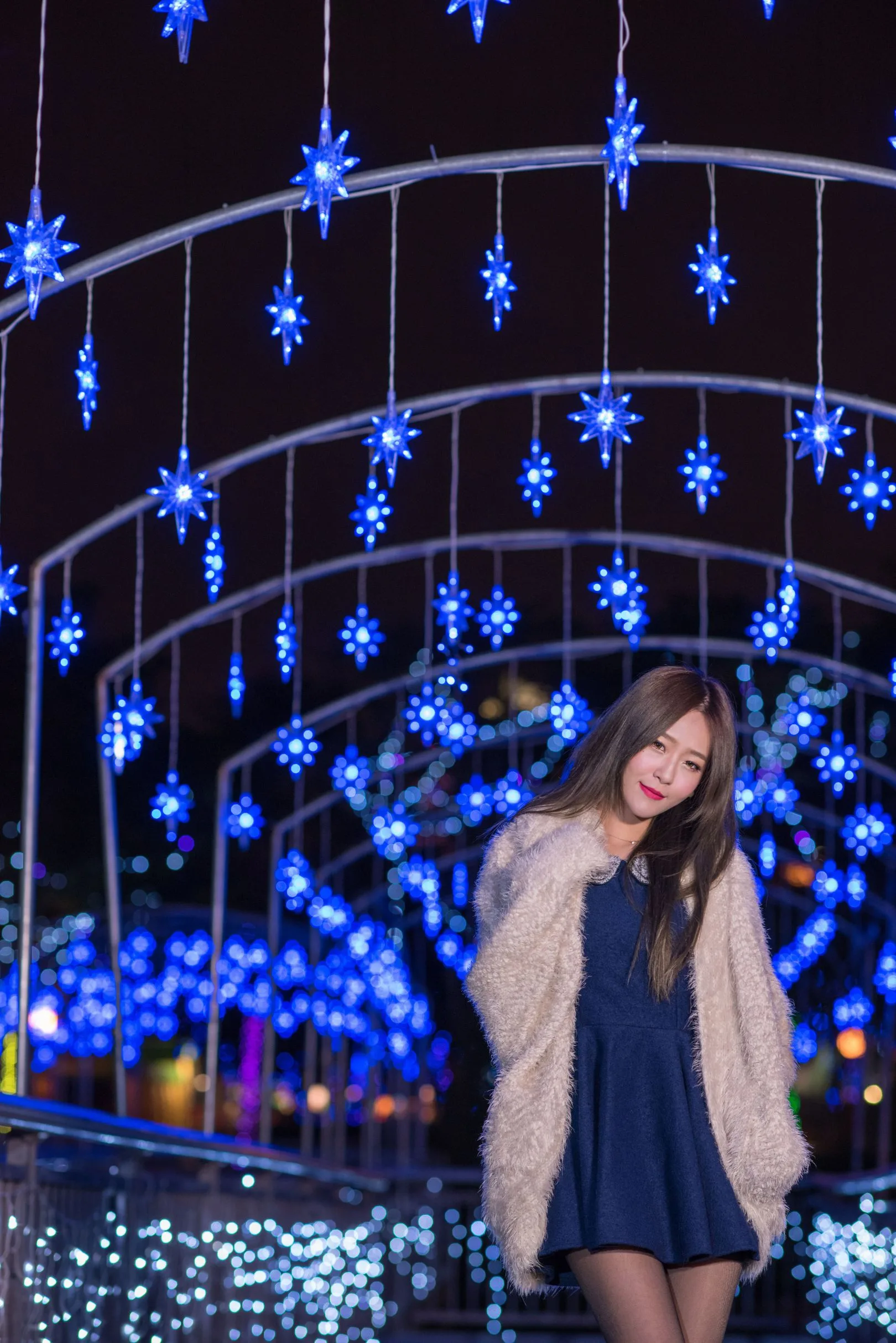 [Buổi chụp ảnh ngoài trời của Beautyleg] Winnie Xiaoxue - Bộ sưu tập ảnh đêm độ phân giải cực cao tại Công viên Giáng sinh Thành phố Đài Bắc Mới - 2